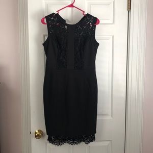 Lace, little black dress
